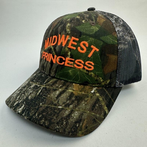 Chappell Roan Midwest Princess Hat Cap Mesh Trucker Camouflage Music Art… - Picture 2 of 4